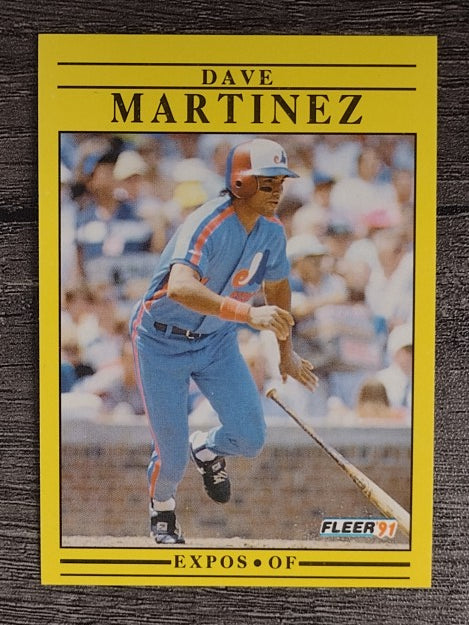 1991 Fleer #237 Dave Martinez