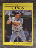 1991 Fleer #698 Greg Olson