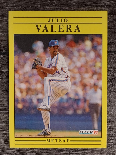 1991 Fleer #164 Julio Valera