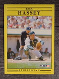 1991 Fleer #8 Ron Hassey