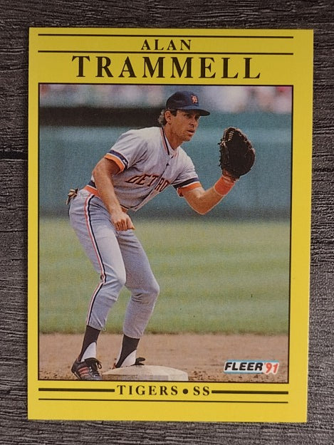 1991 Fleer #355 Alan Trammell