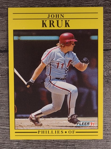 1991 Fleer #402 John Kruk