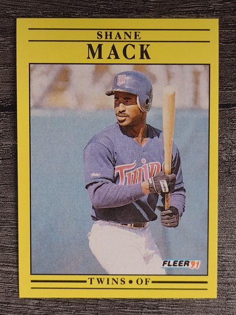 1991 Fleer #618 Shane Mack