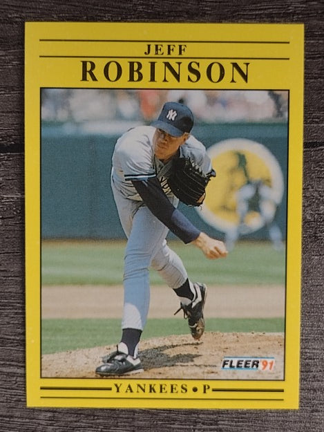 1991 Fleer #678 Jeff D. Robinson