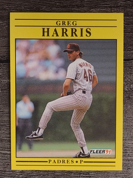 1991 Fleer #531 Greg W. Harris