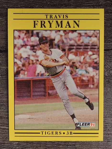 1991 Fleer #336 Travis Fryman