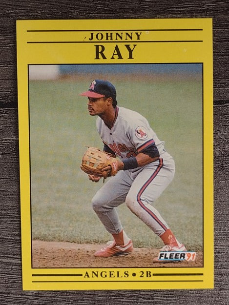 1991 Fleer #323 Johnny Ray