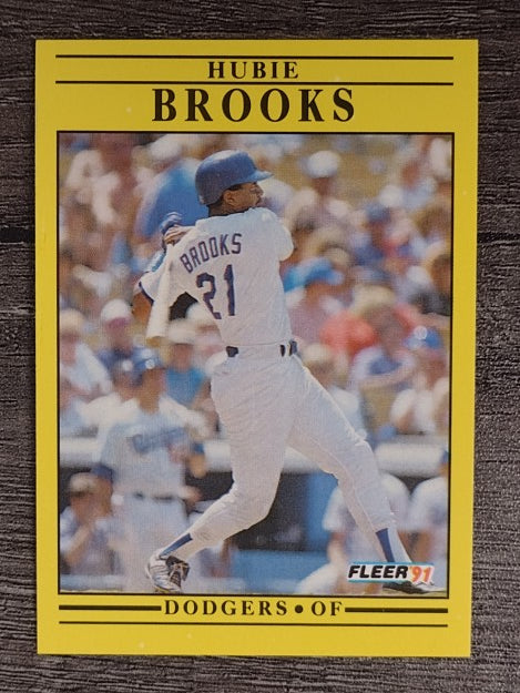 1991 Fleer #195 Hubie Brooks