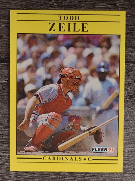 1991 Fleer #654 Todd Zeile
