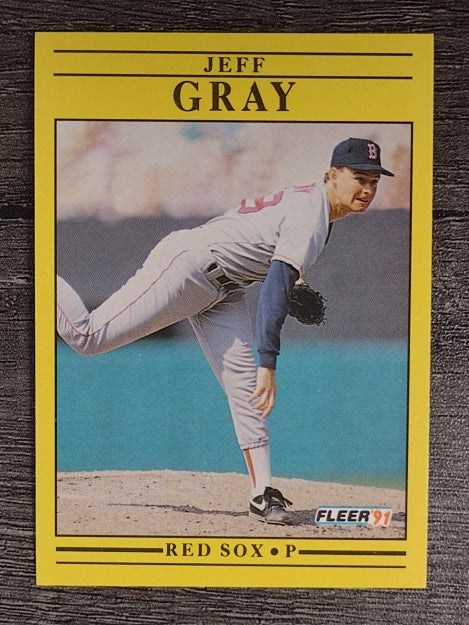 1991 Fleer #95 Jeff Gray RC