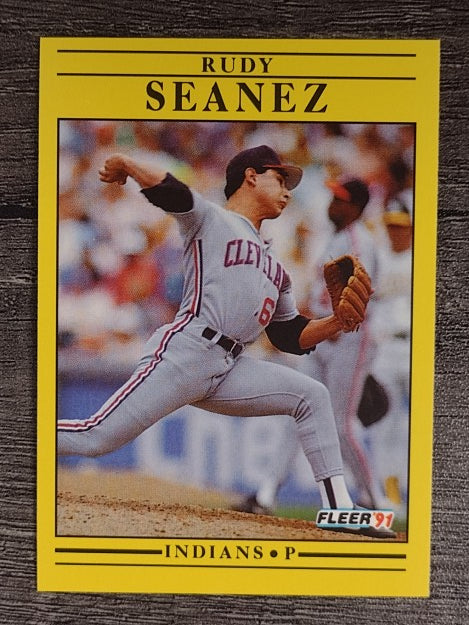 1991 Fleer #376 Rudy Seanez