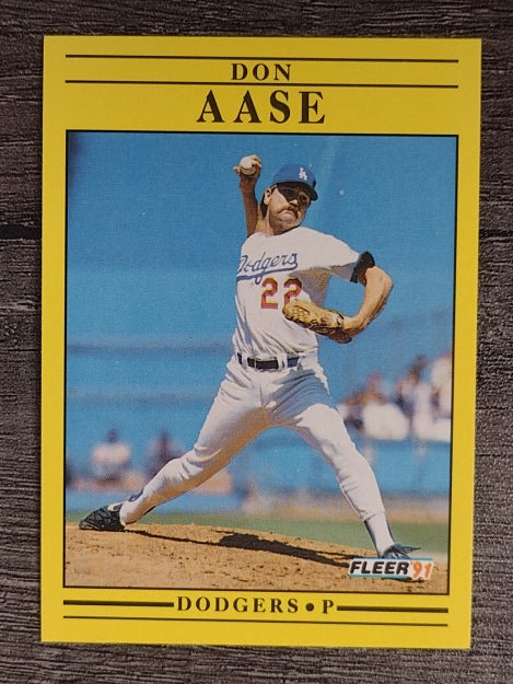 1991 Fleer #193 Don Aase