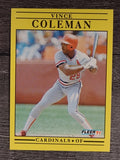 1991 Fleer #629 Vince Coleman