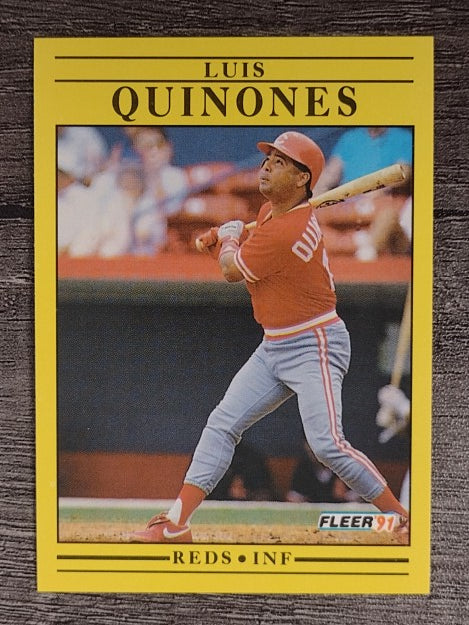 1991 Fleer #77 Luis Quinones