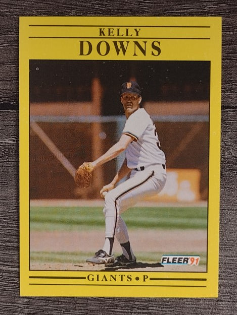 1991 Fleer #261 Kelly Downs
