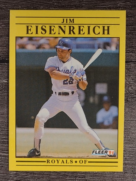 1991 Fleer #557 Jim Eisenreich
