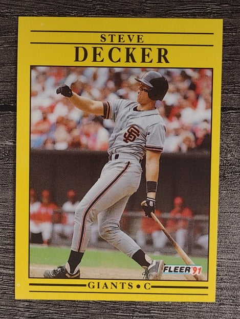 1991 Fleer #260 Steve Decker RC
