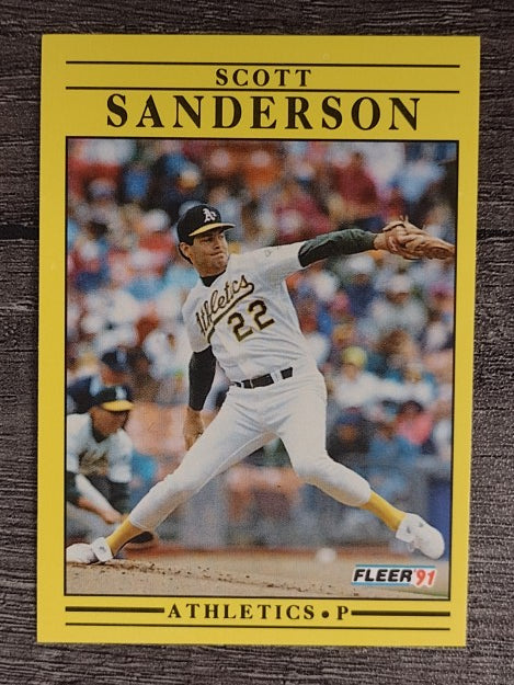 1991 Fleer #23 Scott Sanderson