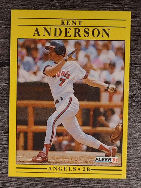 1991 Fleer #306 Kent Anderson