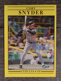 1991 Fleer #378 Cory Snyder