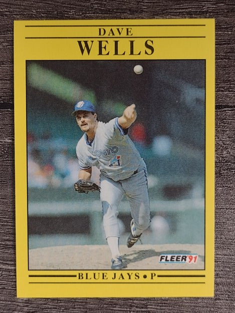 1991 Fleer #188 David Wells