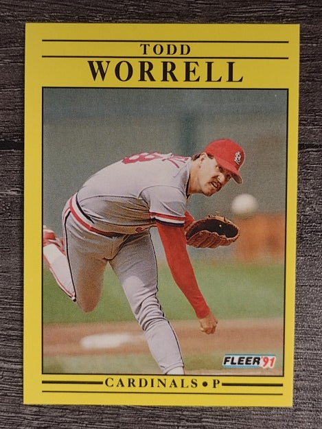 1991 Fleer #653 Todd Worrell
