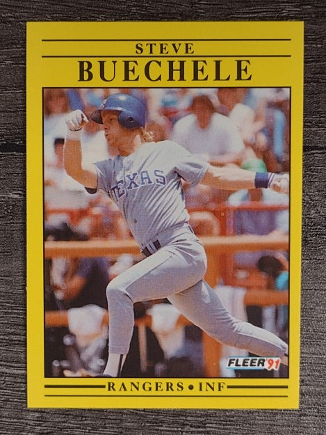 1991 Fleer #283 Steve Buechele