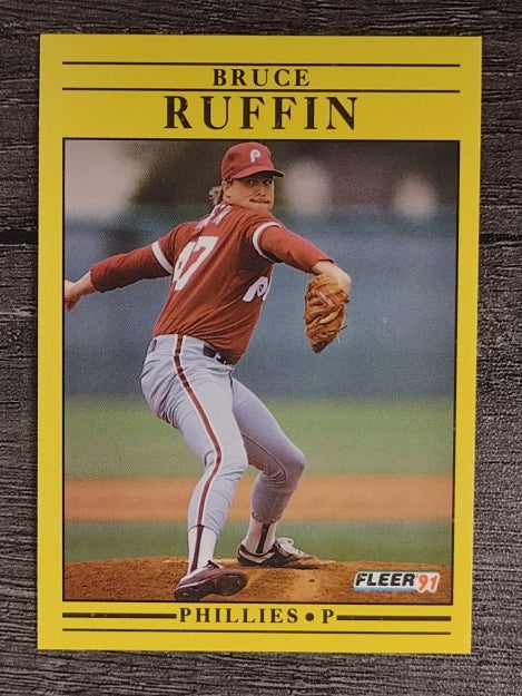 1991 Fleer #411 Bruce Ruffin