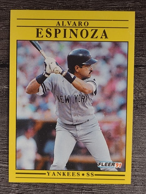 1991 Fleer #662 Alvaro Espinoza