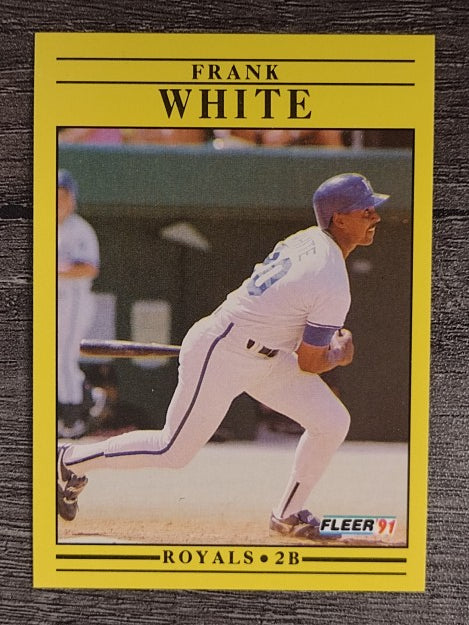 1991 Fleer #574 Frank White