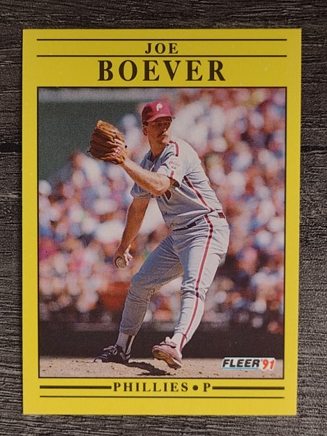 1991 Fleer #387 Joe Boever