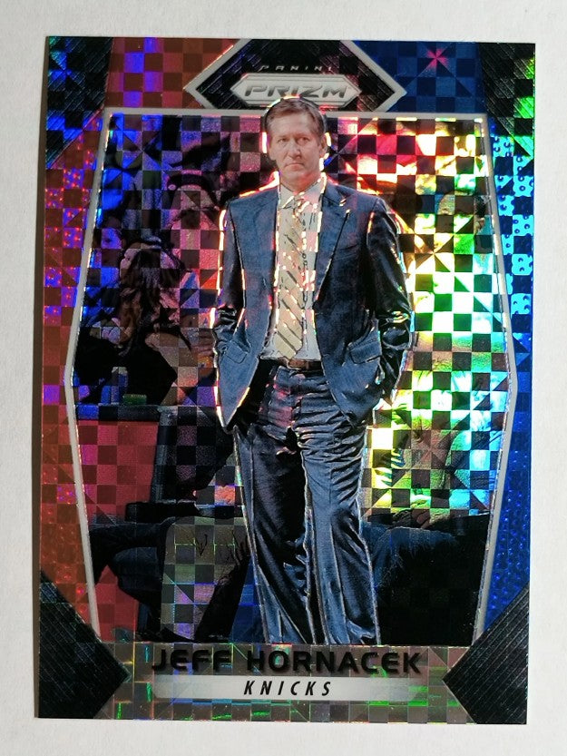 2017-18 Panini Prizm Prizms Red White and Blue #280 Jeff Hornacek CO