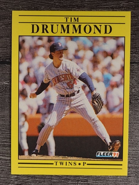 1991 Fleer #607 Tim Drummond