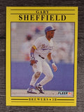 1991 Fleer #596 Gary Sheffield