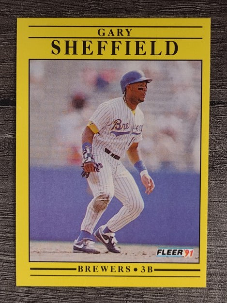1991 Fleer #596 Gary Sheffield