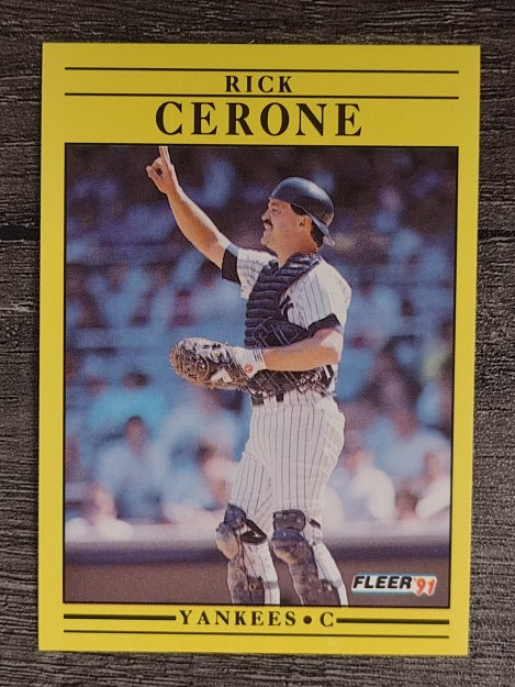 1991 Fleer #660 Rick Cerone