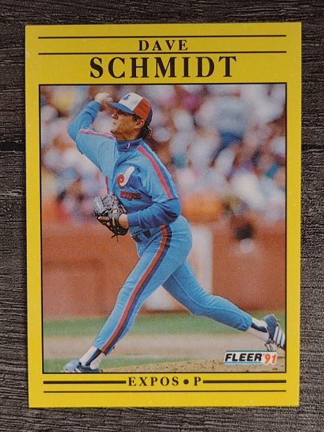 1991 Fleer #249 Dave Schmidt