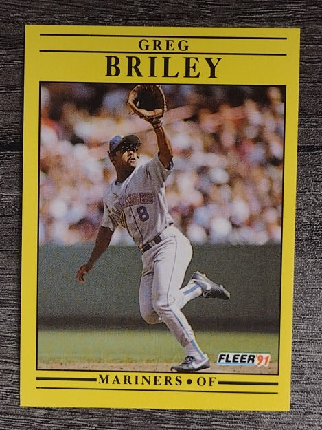 1991 Fleer #444 Greg Briley