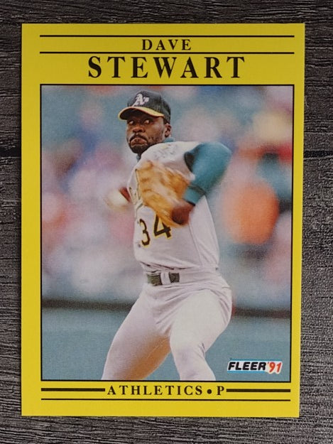 1991 Fleer #25 Dave Stewart
