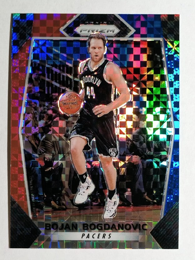 2017-18 Panini Prizm Prizms Red White and Blue #223 Bojan Bogdanovic