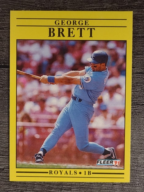 1991 Fleer #552 George Brett
