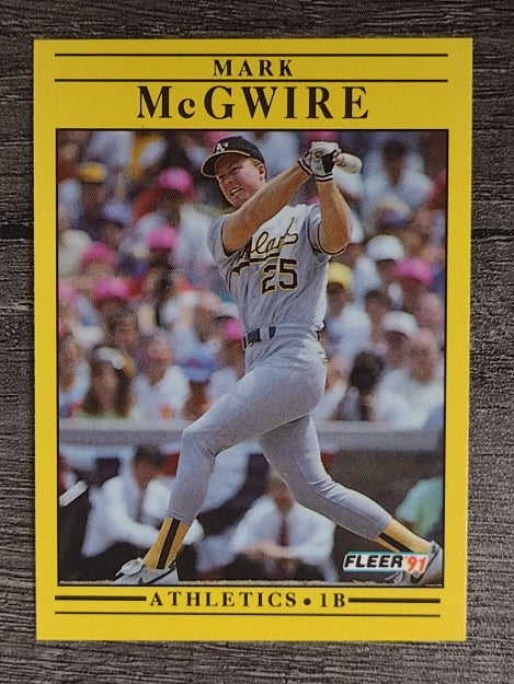 1991 Fleer #17 Mark McGwire