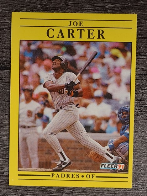 1991 Fleer #525 Joe Carter
