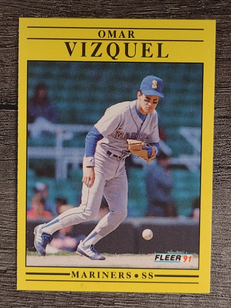 1991 Fleer #464 Omar Vizquel