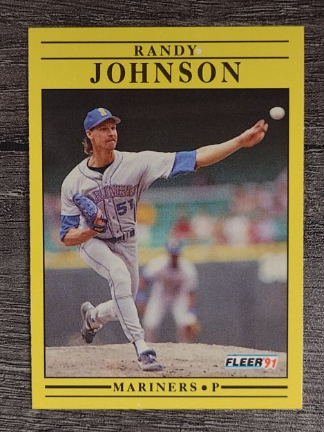 1991 Fleer #455 Randy Johnson