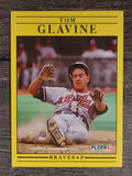 1991 Fleer #689 Tom Glavine