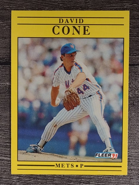 1991 Fleer #143 David Cone