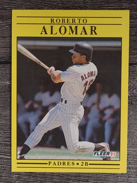 1991 Fleer #523 Roberto Alomar