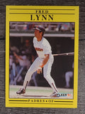 1991 Fleer #536 Fred Lynn