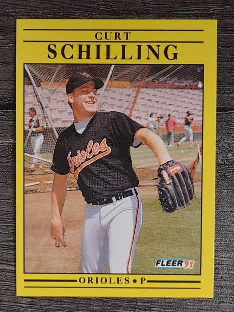1991 Fleer #491 Curt Schilling